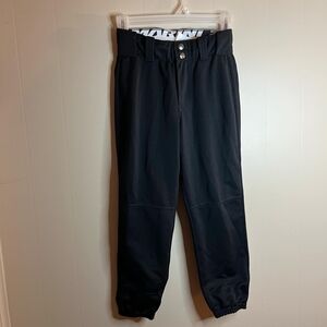 DeMarinia Small Boy's Black Baseball Pants